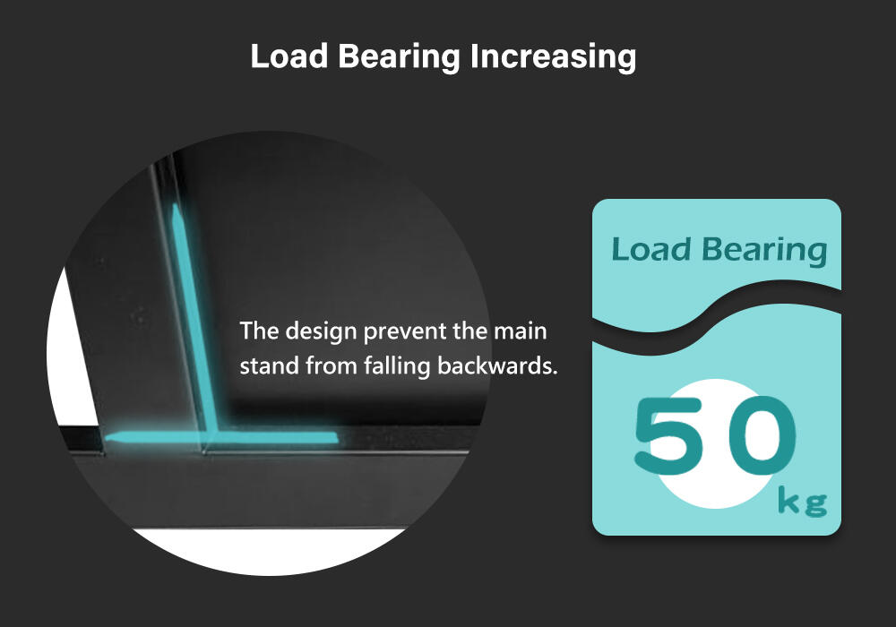 Load bearing of metal Slatwall display stand