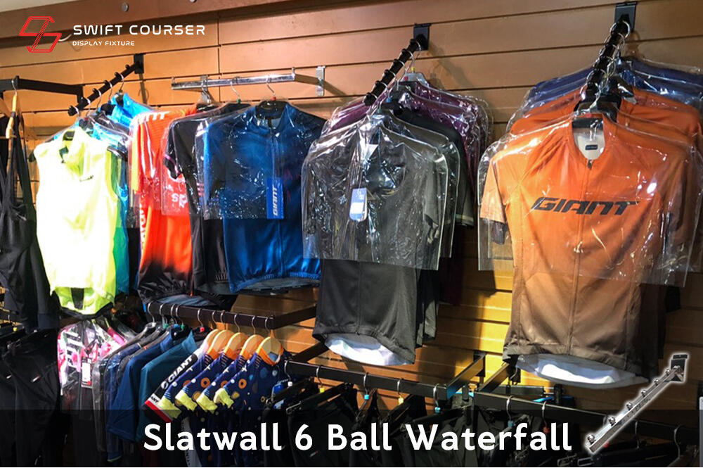 Slatwall 6 ball waterfall