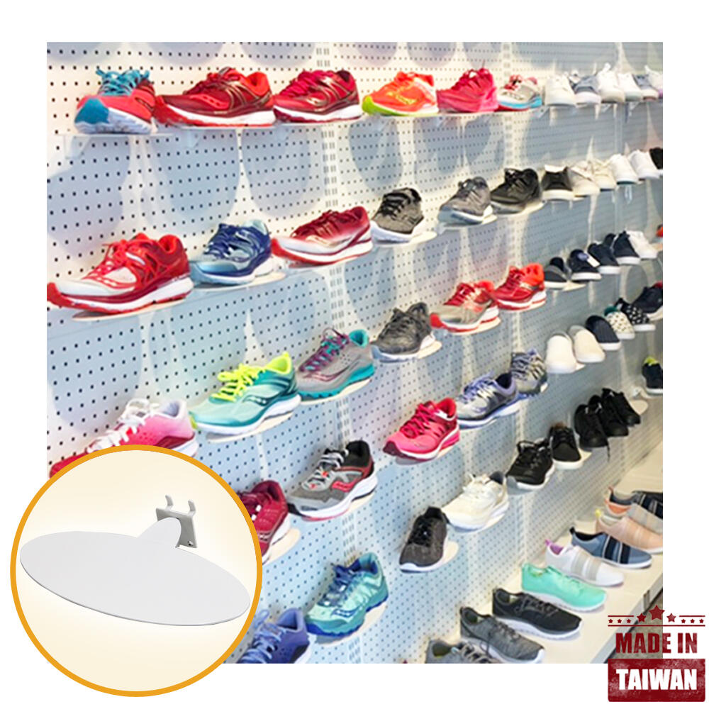 Shoe Shelf For Pegboard Rack SWIFT COURSER ENTERPRISE Co., LTD.