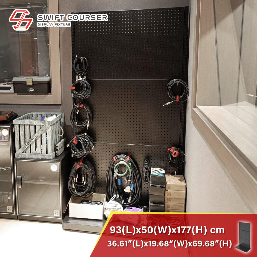 93*50*177(cm) Single Sided Pegboard Rack Stand