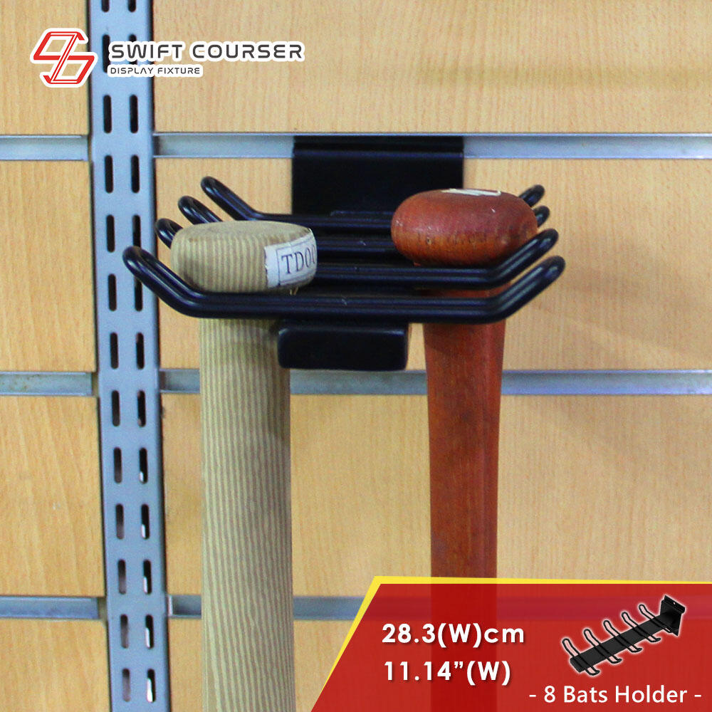 Baseball Bat Rack Display For Slatwall