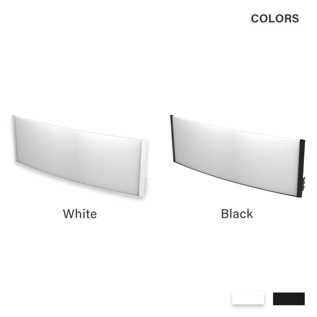 Colors of metal Slatwall logo display holder rack: white/black