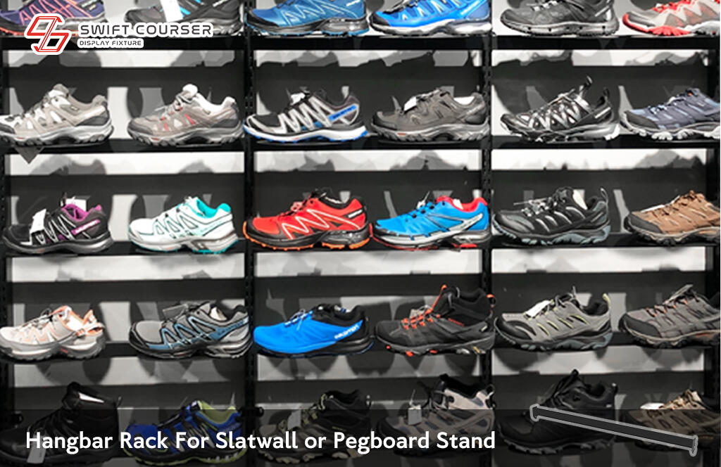 Metal Slatwall accessories: hangbar rack